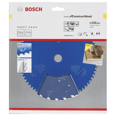 Bosch Expert Serisi İnşaat Ahşabı için Daire Testere Bıçağı 210*30 mm 30 Diş - 2