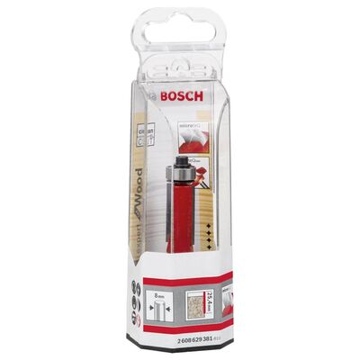 Bosch Expert Serisi Laminant İçin Çift Oluklu, Sert Metal Altta Bilya Yataklı Freze Ucu 8*12,7*71,5 mm - 2