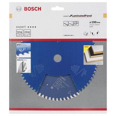 Bosch Expert Serisi Lamine Panel için Daire Testere Bıçağı 190*30 mm 60 Diş - 2