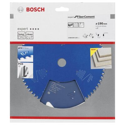 Bosch Expert Serisi Lifli Çimento Ve Alçıpan için Daire Testere Bıçağı 190*20 mm 4 Diş - 2