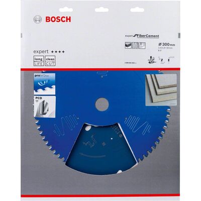 Bosch Expert Serisi Lifli Çimento ve Alçıpan için Daire Testere Bıçağı 300*30 8 Diş - 2
