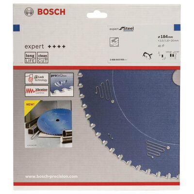 Bosch Expert Serisi Metal için Daire Testere Bıçağı 184*20 mm 48 Diş - 2