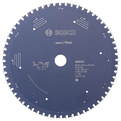 Bosch Expert Serisi Metal için Daire Testere Bıçağı 254*25,40 mm 60 Diş - 1