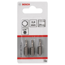 Bosch Extra Hard Serisi HEX2*25 mm 3lü - 2