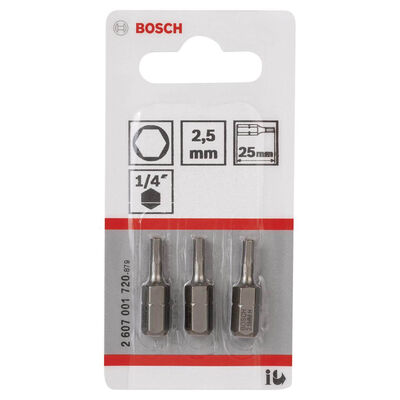 Bosch Extra Hard Serisi HEX2.5*25 mm 3lü - 2
