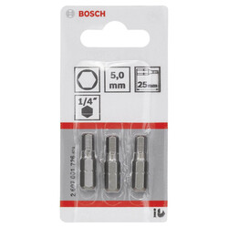 Bosch Extra Hard Serisi HEX5*25 mm 3lü - 2