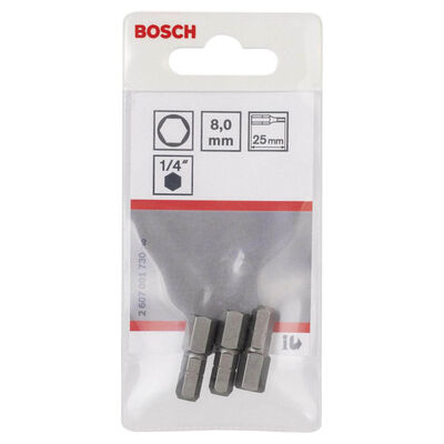 Bosch Extra Hard Serisi HEX8*25 mm 3lü - 2