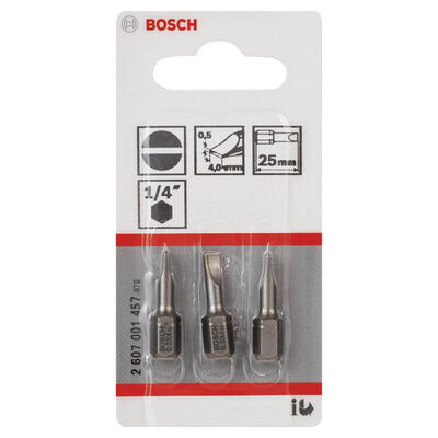 Bosch Extra Hard Serisi S0,5x4,0*25 mm 3lü - 2