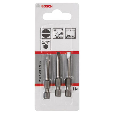 Bosch Extra Hard Serisi S0,5x4,0*49 mm 3lü - 2