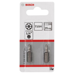 Bosch Extra Hard Serisi Security-Torx® Vidalama Ucu T15H*25 mm 2li - 2