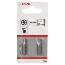 Bosch Extra Hard Serisi Security-Torx® Vidalama Ucu T40H*25 mm 2li - 2