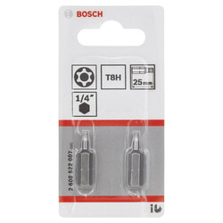 Bosch Extra Hard Serisi Security-Torx® Vidalama Ucu T8H*25 mm 2li - 2