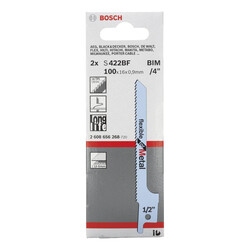 Bosch Flexible Serisi Metal için Panter Testere Bıçağı S 422 BF - 2li - 2