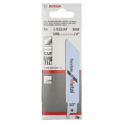 Bosch Flexible Serisi Metal için Panter Testere Bıçağı S 522 AF - 5li - 2