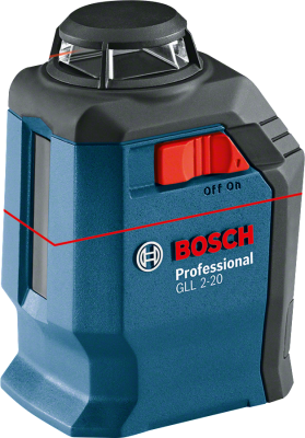 Bosch GLL 2-20 Professional Çapraz Çizgi Lazeri-0.601.063.J00 - 1