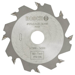 Bosch GUF 4-22 A İçin Kesici Bıçak 105*4 mm 8 Diş - 1