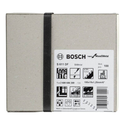 Bosch Heavy Serisi Ahşap Ve Metal için Panter Testere Bıçağı S 611 DF - 100Li - 2
