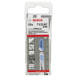 Bosch Hızlı Kesim Serisi Metal İçin T 121 AF Dekupaj Testeresi Bıçağı - 25Li Paket - 2
