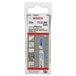 Bosch Hızlı Kesim Serisi Metal İçin T 121 BF Dekupaj Testeresi Bıçağı - 25Li Paket - 2