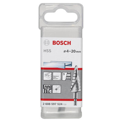 Bosch HSS 9 Kademeli Matkap Ucu 4-20 mm - 2