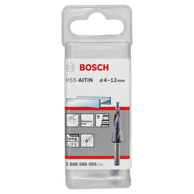 Bosch HSS-AlTiN 9 Kademeli Matkap Ucu 4-12 mm - 2