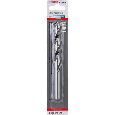 Bosch HSS-PointeQ Metal Matkap Ucu 12,0 mm - 2