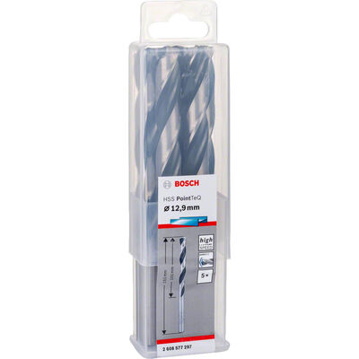 Bosch HSS-PointeQ Metal Matkap Ucu 12,9 mm 5li - 2