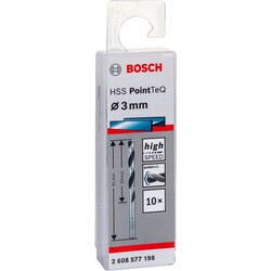 Bosch HSS-PointeQ Metal Matkap Ucu 3,0 mm 10lu - 2