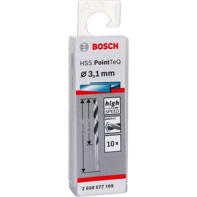 Bosch HSS-PointeQ Metal Matkap Ucu 3,1 mm 10lu - 2