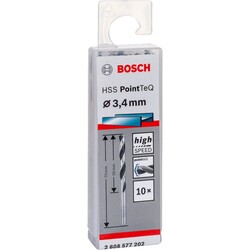 Bosch HSS-PointeQ Metal Matkap Ucu 3,4 mm 10lu - 2
