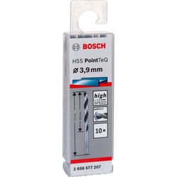 Bosch HSS-PointeQ Metal Matkap Ucu 3,9 mm 10lu - 2