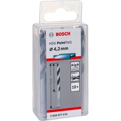 Bosch HSS-PointeQ Metal Matkap Ucu 4,2 mm 10lu - 2