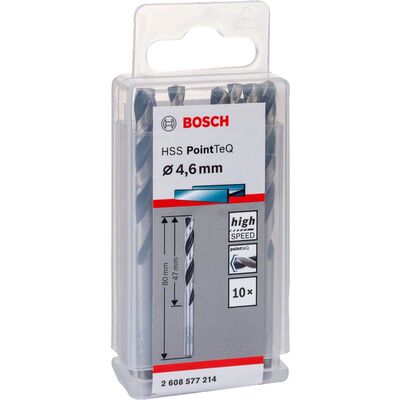 Bosch HSS-PointeQ Metal Matkap Ucu 4,6 mm 10lu - 2