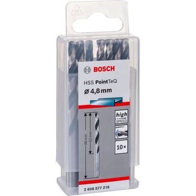Bosch HSS-PointeQ Metal Matkap Ucu 4,8 mm 10lu - 2