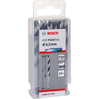 Bosch HSS-PointeQ Metal Matkap Ucu 5,3 mm 10lu - 2