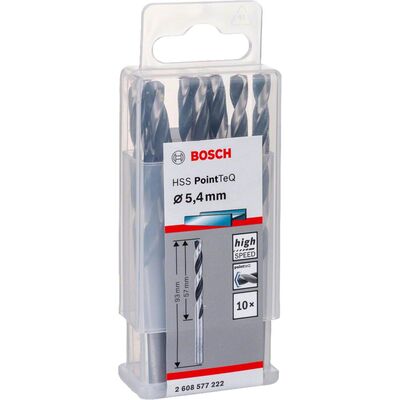 Bosch HSS-PointeQ Metal Matkap Ucu 5,4 mm 10lu - 2