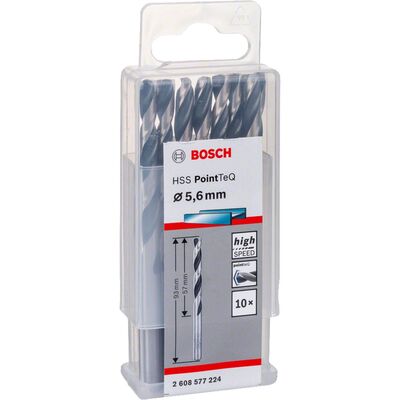 Bosch HSS-PointeQ Metal Matkap Ucu 5,6 mm 10lu - 2