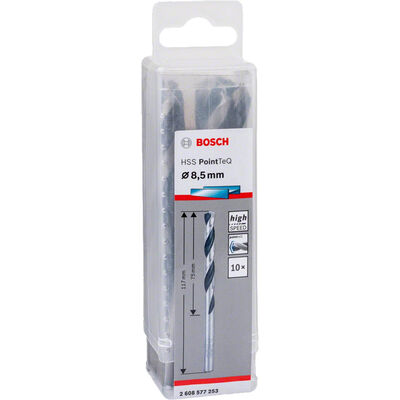 Bosch HSS-PointeQ Metal Matkap Ucu 8,5 mm 10lu - 2