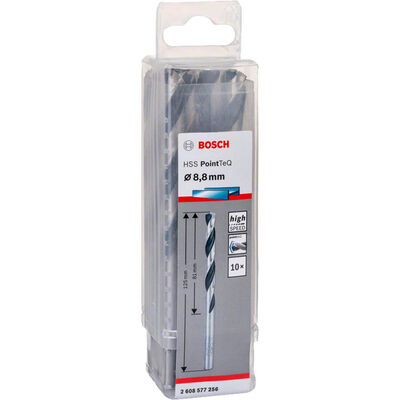 Bosch HSS-PointeQ Metal Matkap Ucu 8,8 mm 10lu - 2