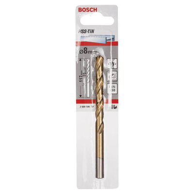 Bosch HSS-TiN Metal Matkap Ucu 8*117 mm - 2