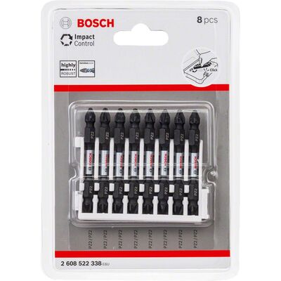 Bosch Impact Control Serisi Çift Taraflı Vidalama Ucu 8li PZ2 *65mm - 2