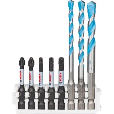 Bosch Impact Control Serisi HEX-9 MC/Power Bit Karışık 8li Set - 1