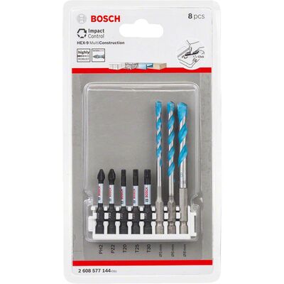 Bosch Impact Control Serisi HEX-9 MC/Power Bit Karışık 8li Set - 2