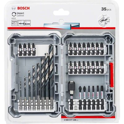 Bosch Impact Control Serisi HSS 35 Parça Karışık Set - 2
