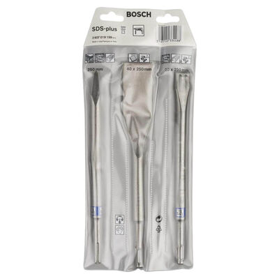 Bosch LongLife Serisi, SDS-Plus Şaftlı Sivri, Yassı, Fayans Keski Seti - 2