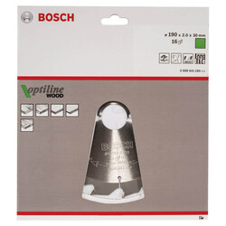 Bosch Optiline Serisi Ahşap için Daire Testere Bıçağı 190*30 mm 16 Diş - 2