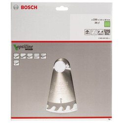 Bosch Optiline Serisi Ahşap için Daire Testere Bıçağı 230*30 mm 36 Diş - 2
