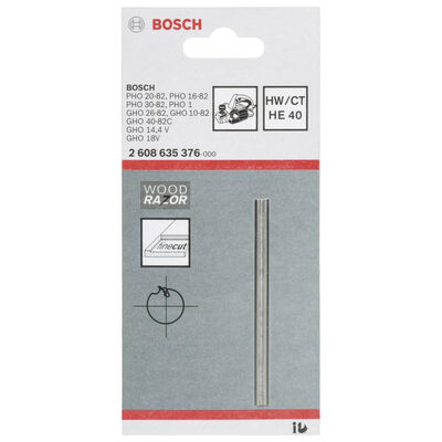 Bosch Planya Bıçağı Düz Sert Metal 40? 1li - 2