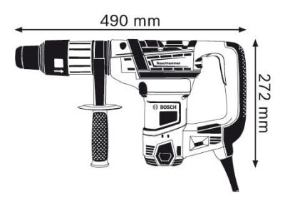 Bosch Professional GBH 5-40 D Kırıcı/Delici - 0611269020 - 3