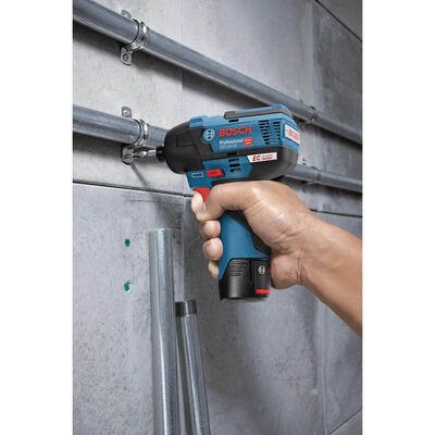 Bosch Professional GDR 12 V-110 EC 12 Volt 2,5 Ah Çift Akülü Darbeli Somun Sıkma - Kömürsüz motor - 4